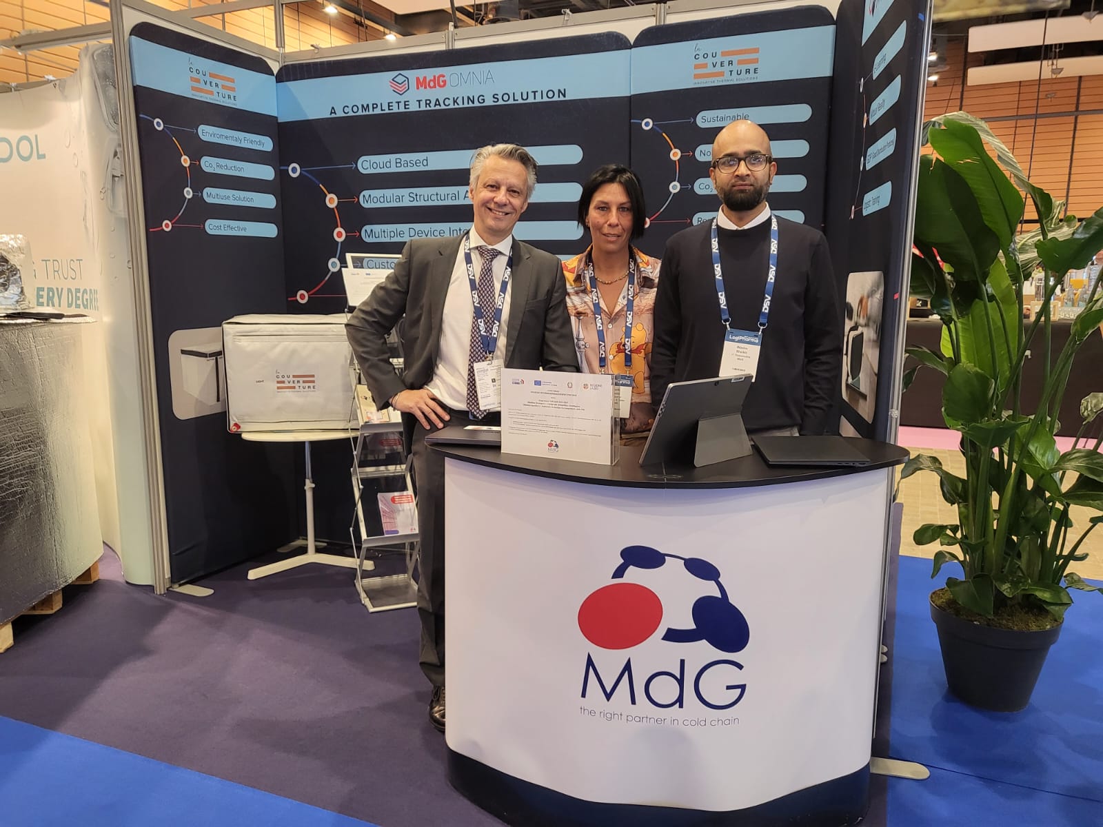 MdG Launches Omnia at LogiPharma 2025: Real-Time Monitoring & Transport Optimization for Smarter Pharma Logisitics.